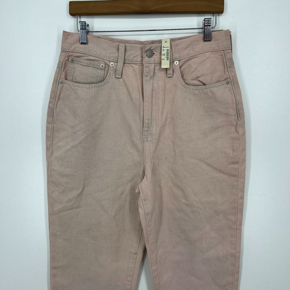 Madewell‎ Jeans Women's Size 28 Pink The Mom Jean High Rise New NWT - Picture 2 of 14